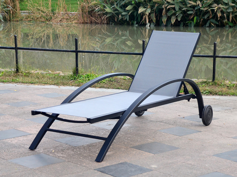 Hliníkový prak slunce Lounger, hliníkové sluneční postele YQ-TB-510