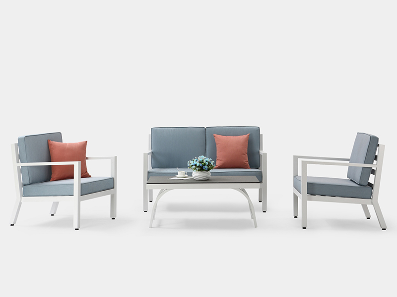 4PCS Aluminium Frame Sofa Set, Garden Furniture YQA-1097