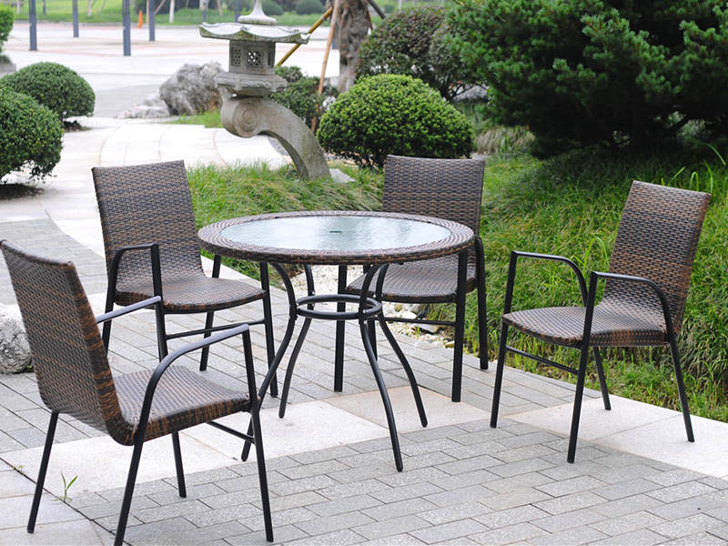 Rattan jídelní sada YQR-045