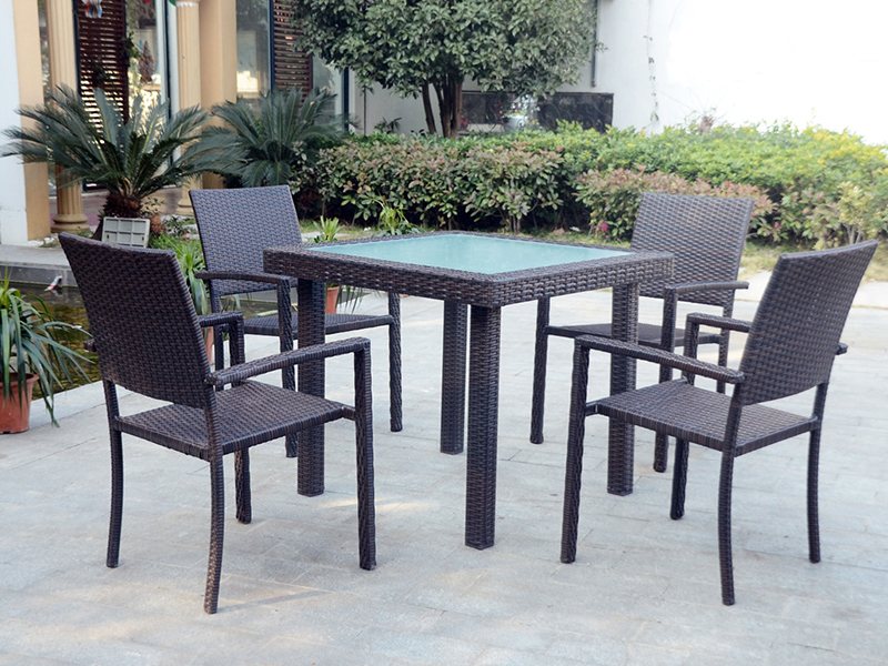 Rattan jídelní sada YQR-055