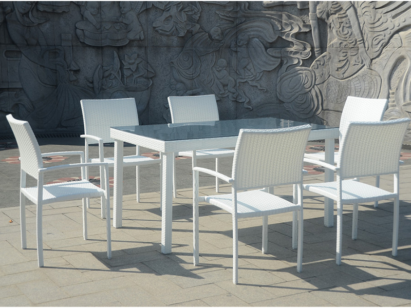 Rattan jídelní sada YQR-057A