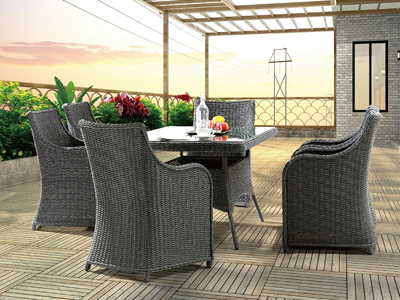 Rattan jídelní sada YQR-497B
